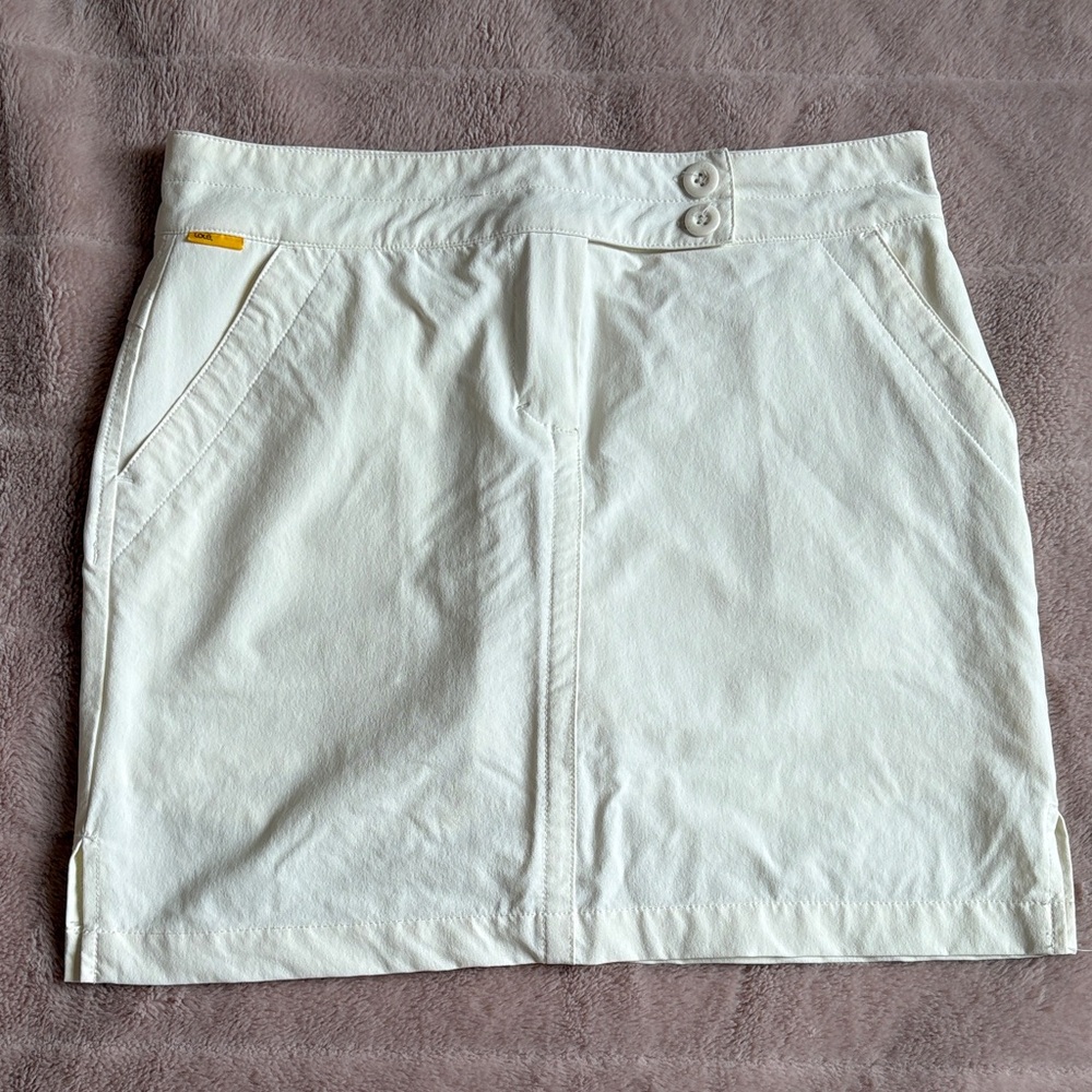 Lole Cream Women's Skort with Pocket Detail